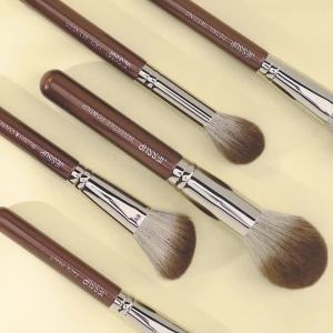 Jessup Makeup Brushes Set 15/25pcs Premium Synthetic Brown Make up Brushes Foundation Eyeshadow Concealer Blush Eyeliner T511