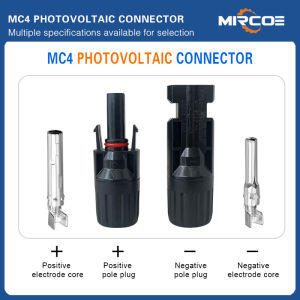 IP67 Waterproof MC4 30a 1000v PV DC Solar Panel Cable Solar Connector for Solar Photovoltaic System