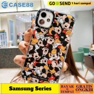 Case Samsung A03 2022 A03 Core A02s A03s M02s F02s Samsung A12 4G M12 F12 A32 5G A33 5G A52 5G Softcase Anti Crack Double Color Motif Cute Kartun MIKI MOUSE