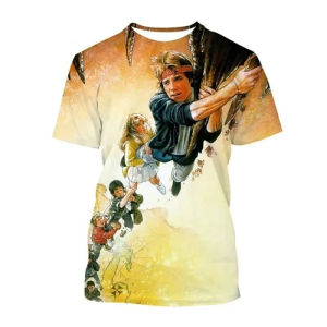 [Local Stock] HBESTY Halloween Christmas Summer T-Shirts The Goonies 3D Print Streetwear Men Women Casual Fashion Oversized Short Sleeve T Shirt Male Tees Tops Clothing