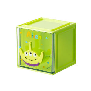 MINISO Mingchuang Youpin Toy Story Series Strawberry Bear Three-eyed Boy Square Small Storage Box Jewelry Box