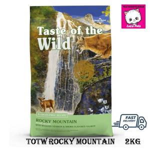 2KG TASTE OF THE WILD (ROCKY MOUNTAIN) FELINE FORMULA WITH ROASTED VENISON AND SMOKED SALMON