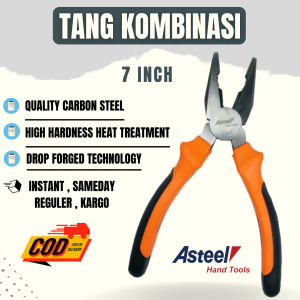 Tang Kombinasi 7 Inch Pliers Tang Jepit Potong Kabel Kawat Listrik Multifungsi Serbaguna