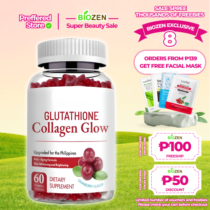 do glutathione soap work NATURE GLOW Gluta-Collagen Glow Gummies