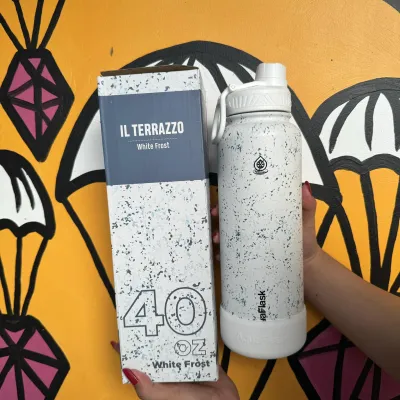 AQUAFLASK (18oz/22oz/32oz/40oz) IL Terrazzo Limited Edition Vacuum Insulated Stainless Steel Drinking Water Bottle