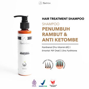 Nutrivo Hair Treatment Shampoo (Shampo Penumbuh Rambut dan Mengatasi Ketombe)