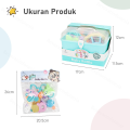 BEVAVAR Mainan gigitan teether bayi set/rattle stick mainan/kerincingan bayi. 