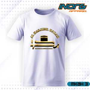 kaos oleh oleh mekah madinah arab saudi tshirt mecca medina oleholeh umroh haji mekkah kaos islam dakwah islami tag nabawi masjidil haram label original saudia arb1 pth