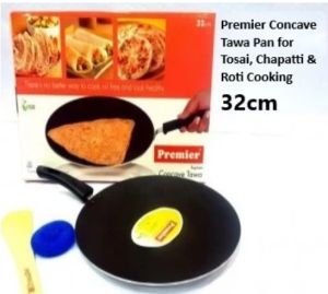 PREMIER SUPREME CONCAVE  TAWA 32CM FROM INDIA THICKNESS 4MM  COMBO