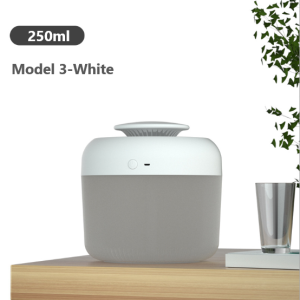 New Home Cute Pet USB Mini Humidifier Ultrasonic Mute Cool Mist Scented Air Oil Diffuser with Color LED Lights Best Gift