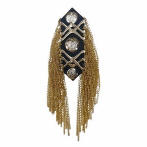 TEWUB Classic Tassel Epaulettes Dynamic Visual Effects Fancy Looks Shoulder Mark Hidden Safety Pins Formal Event Dress Shoulder Board Stage Performance