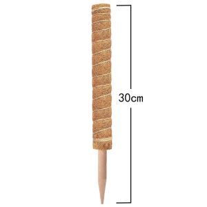 Moss Pole Plant Stakes Gardening Supplies Stackable Stand Climbing Vine Trellis for Potted Plants