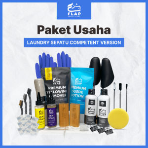 Flap Shoes Care Paket Pembersih Sepatu Shoes Cleaner Kit Competent Package