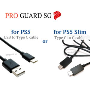 [SG] Sony PS5 Charging Cable USB / C to Type C Sony Playstation 5 Game Console Controller Charger