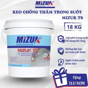 18kg Keo Chống Thấm Vết Nứt Tường Mái nhà Gạch Ốp Lát Trang Trí - MIZUK TS