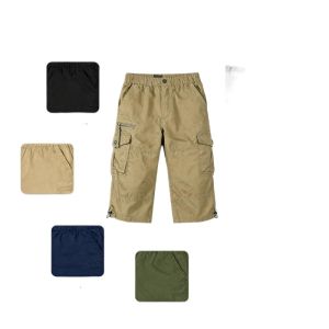 Men’s Straight Cut Cotton Cargo Shorts | Lightweight & Breathable Seluar Lelaki Perfect for Daily Casual Wear Travel & Street Style