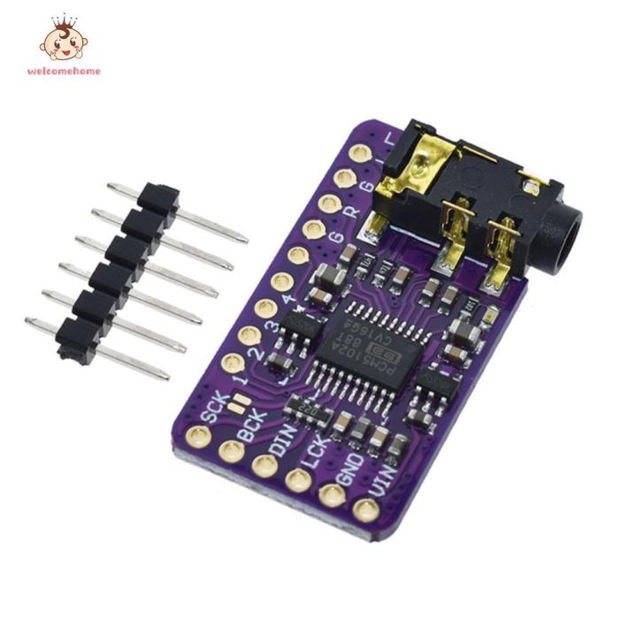 Dac Module Stereo Welcomehome PCM5102 Digital Audio DAC Decoder Module I2S IIS Interface ...