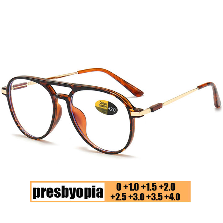 75 +125 +175 +225 +275 Vintage Double Beam Reading Glasses for Men