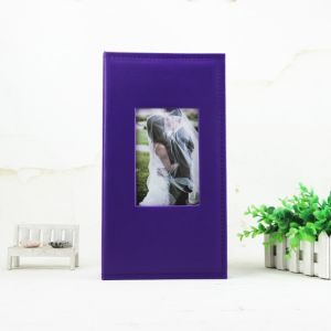 MODERNLUX PU Leather Cover Photo Album Large Capacity Black Inner Page Picture Storage Album Simple Modern Style 4R 6 Inch 300 Pockets Memory Photo Book Family Memory Collection