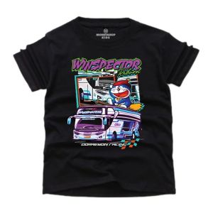 ( Kaos Anak ) Monstahopkids Kaos Anak Laki-Laki Perempuan Motif Bus Telolet Basuri WINSPECTOR 2 Bahan 24s