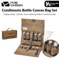 Mobi Garden Condiments Bottle Canvas Storage Bag Set Seasoning Portable Ultralight Outdoor Camping Picnic Kitchen Utensil Sauce 10pcs Mini Canister Container Hanging Convenient Mobigarden. 