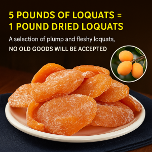 Pure Natural Yunxiao Bamboo Salt Loquat Loquat Preserved Fruit Additive-free Healthy Preserved Fruits Throat Soothing And Cough