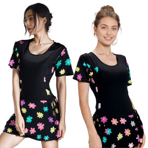 Rainy Collections Baju Renang Rok Dewasa Jumbo dengan Cup Bra