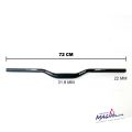 Handlebar Stang Stir Sepeda MTB Gunung Alloy Oversize Merek Sakoni. 