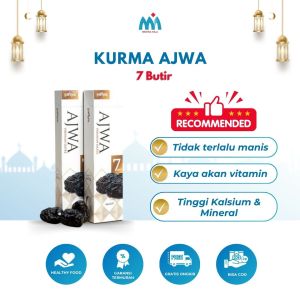 Kurma Ajwa Al Madinah Kemasan 7 Butir Premium Oleh Oleh Haji Umroh