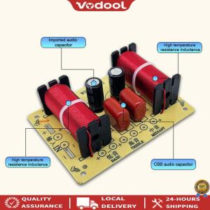 [Upgraded]WEAH-305 Way Treble Midrange Bass Speaker Crossover Home Loudspeaker Frequency Divider[Vodool Official Tool]