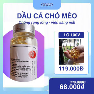 Viên dầu cá chó mèo (lọ 100v) chống rụng lông
