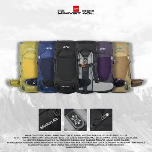 Tas Ransel Semi Carrier Minivet 40 Liter Arei Outdoorgear