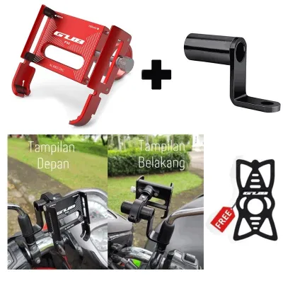 （Ready Stock）GUB P30 Original Phone Holder Hp GPS Sepeda Motor Alumunium Alloy Tempat Hp Motor Dudukan Hp Sepeda Motor