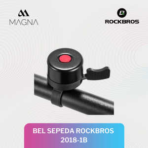 Bel Sepeda Rockbros 2018-1B Bicycle Bell Horn Klakson Hitam Mini Alloy