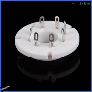 【jianzhanqinl】 VINTAGE AMP DIY 8pin b8s ซ็อกเก็ตสูญญากาศเซรามิคสำหรับ fu50 gu-50 fu-15 5u8c