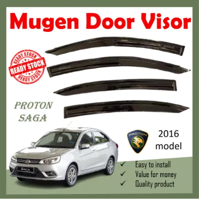 Proton Saga 2016-2022 Model Mugen Door Visor Air Press (1 set 4 pcs)