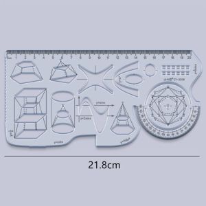 SHIRUI Rotary Gift Creative Stationery School Office Supplies Learning Measuring Tool Geometric Drawing Protractor Ruler