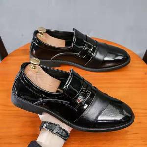 มาใหม่ BS057 รองเท้าหนังผู้ชาย ยอดฮิต พร้อมส่ง รองเท้าหนังชาย รองเท้าทำงานชาย