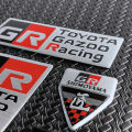 Apply To Toyota GR Logo Tail Sticker 86 Razor Sticker Steering Wheel Sticker Side Decoration Sticker Nameplate Car Sticker. 