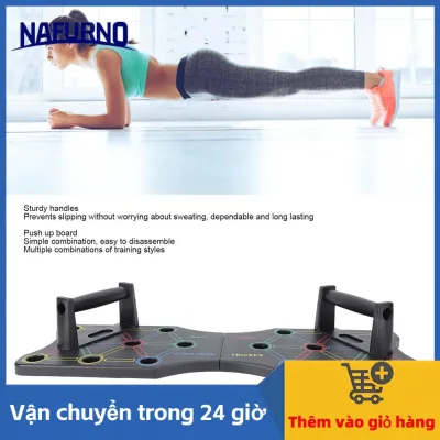 Nafurno Push Up Board Đẩy lên tay cầm Thiết bị tập thể dục cơ bắp được gia cố bằng nhựa ABS đa chức năng để tập thể hình
