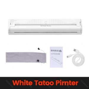 Wireless Tattoo Stencil Printer Machine ATS886 Tattoo Printer Transfer Paper Portable Thermal Stencil Maker Line Photo Drawing Printing Copier for Bluetooth USB Windows Mobile Android iOS Printing
