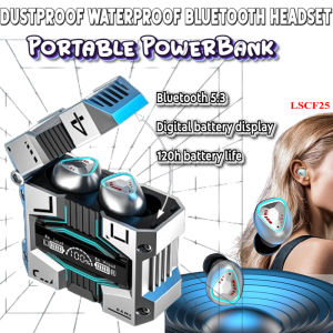 Wireless Bluetooth Headphones TWS Mecha Gaming Headset Low Latency In-Ear Noise Reduction Earphones Touch Control Earbud