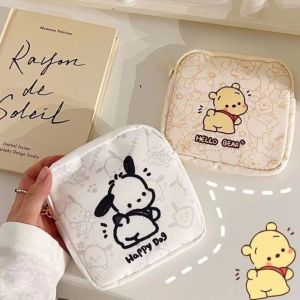 Túi Canvas Mini Đa Năng Hoạt Hình Cute – Đựng Mỹ Phẩm Phụ Kiện Đồ Cá Nhân (Giao Mẫu Ngẫu Nhiên)