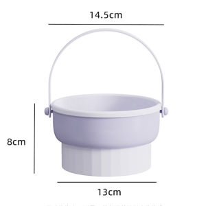 Multi-functional 3 in1Makeup Brush Cleaning Bowl Pad Powder Puff Beauty Tool Clean Drying Storage