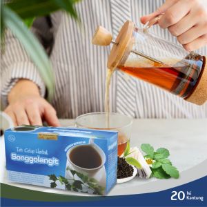 Teh Celup Songgo Langit asam urat ginjal pegal linu Minuman Kesehatan Herbal Tazakka 20 Kantung