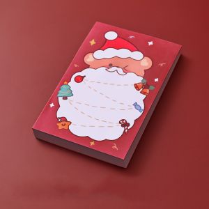50Sheets Korean Cartoon Christmas Series Sticky Notes Portable Strong-Sticky Note Paper