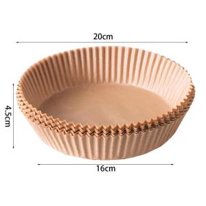 Giấy Lót Nồi Chiên Không Dầu 1 Set 50 tơ` Size 20cm - Giấy Nến Vàng Dùng Cho Nồi Chiên Lò Nướng