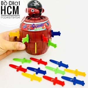 [NHIỀU SIZE] Đồ chơi trẻ em đâm hải tặc kèm 16 và 24 kiếm size lớn đồ chơi kiếm đâm hải tặc vui nhộn cho cả gia đình
