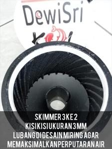 Tutup Skimmer Kolam Ikan Koi 3x2 Inch – PVC Tebal Anti Karat Aman untuk Koi & Filter Kolam