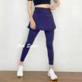 Legging Rok Senam wanita polos/Legging Rok Panjang/Legging Senam Muslimah/Celana Senam Wanita Muslimah. 